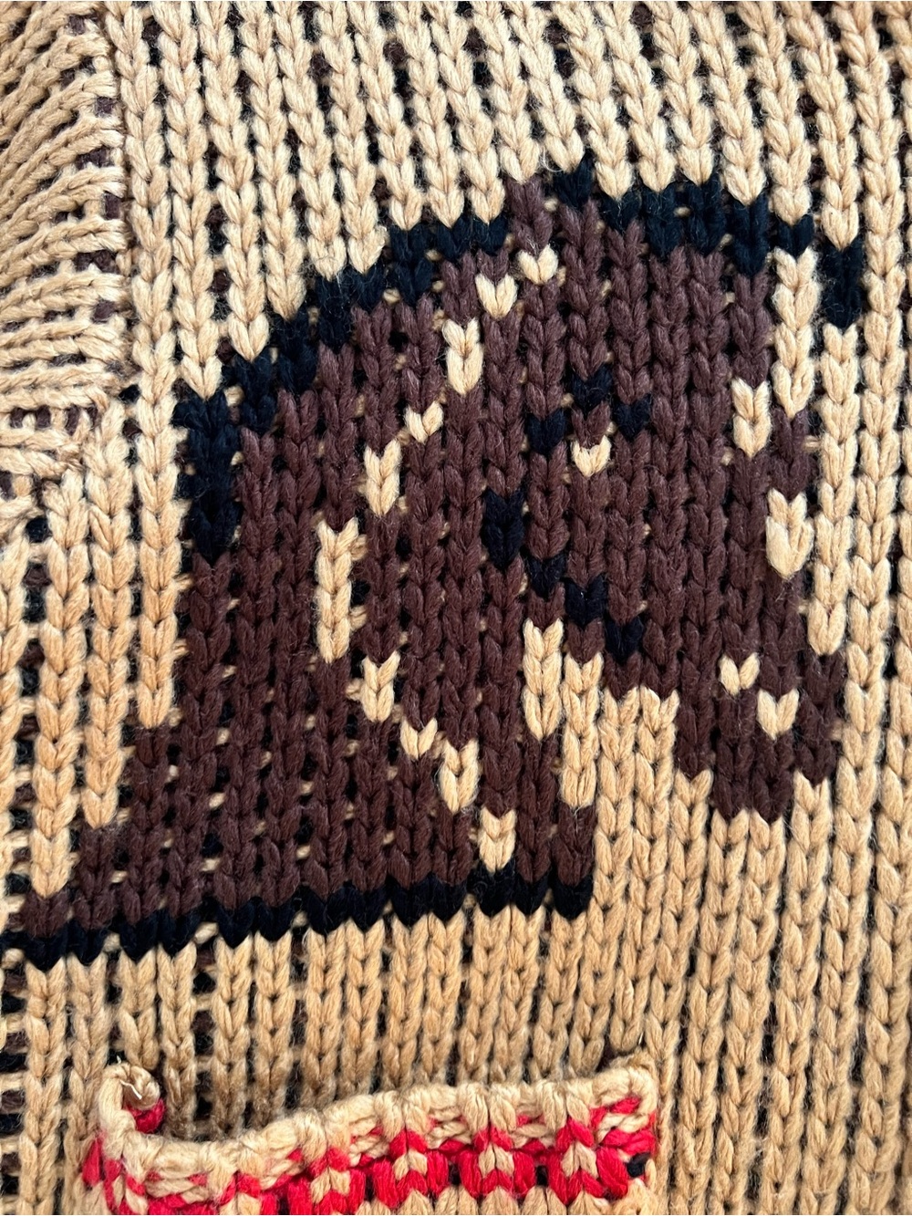Bailey Rose Siena Knit Sweater western Cowichen horse design cardigan chunky - Picture 5 of 16